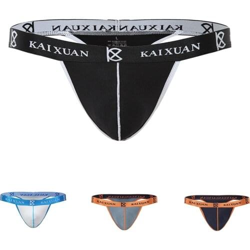 Mens Underwear T Back G String Briefs Sexy Breathable Thong Lingerie Jockstrap Men Thongs