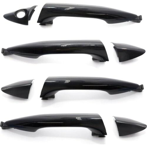 OEM 826513X000 826613X000 8Pcs Front Rear Left Right Door Handle Set Black for Hyundai Elantra 2011 2012 2013 2014 2015