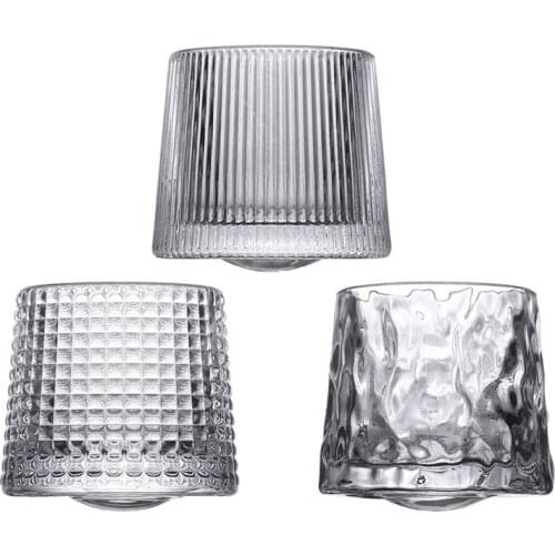 Origami Style Glass Cup Transparent Tea Coffee Mug Ice Beer Cup Heat Resistant Insulated Glass Cup Creative Milk Juice Mug