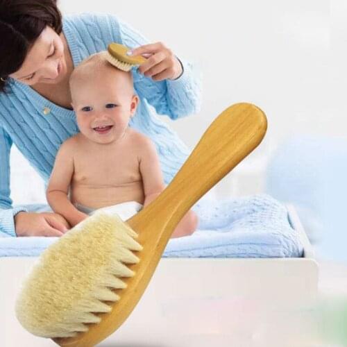 Personalized Newborn Brush Soft Bristles Brush Infant Hair Care Tool Baby Gift Baby Shower and Registry Gift