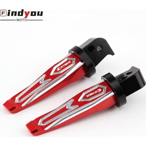 New Motorcycle CNC Passenger Footrests Rear Foot Pegs For KYMCO AK550 AK 550 XCITING S400 S 400 XCITINGS400 2017 2018 2019 2020