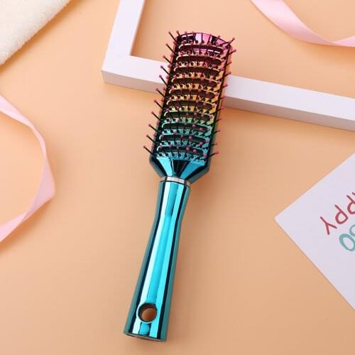 Salon Anti-static Hairdressing Combs Portable Curved Anti-Static Hair Massage Comb Hair Styling Brush for Home