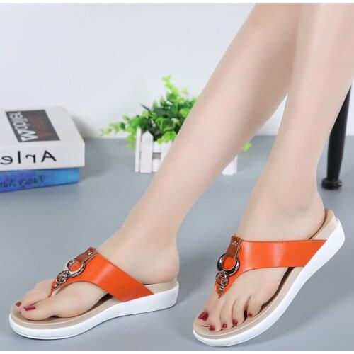 Summer Women Sandals 2021 New Fashion Flip Flops Sandals Women Comfortable Outdoor Platform Beach Shoes Woman Casual Slippers