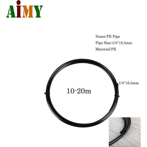 High Quality 1/4" OD PE Hose Tubing Flexible Pipe Tube For Aquarium Misting System Garden Hose