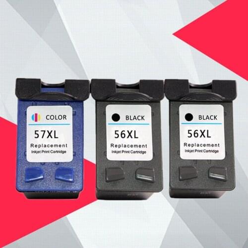 Compatible ink cartridge for hp 56 57 for hp56 for hp57 56xl for hp56xl Deskjet 450 450cbi 450ci 450wbt F4140 F4180 5150 5550