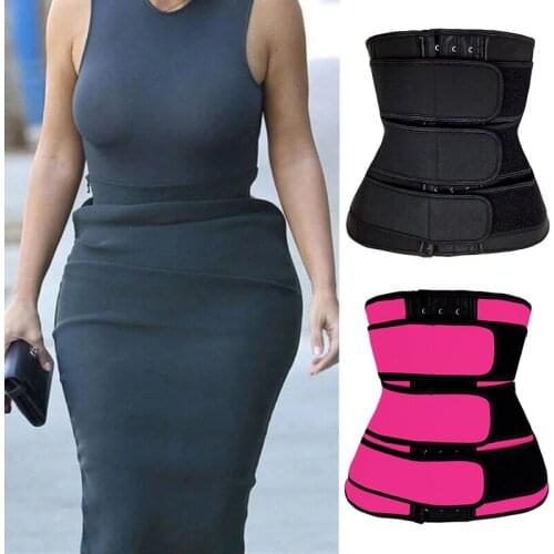 Sport Waist Trainer Cincher Weight Loss for Women Firm Control Sweat Thermo Wrap Body Shaper Belt Gym Plus Size S-3XL Shapewear