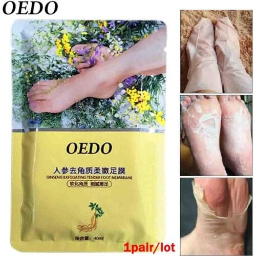 Skin Care Ginseng Extract Remove Foot Dead Skin Mask Foot Care Peeling Exfoliating Skin Socks Whitening Beauty Feet Care Cream