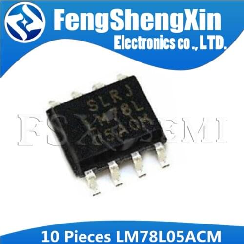 10pcs LM78L05ACM SOP8 78L05 SOP-8 UA78L05ACDR SOP L78L05ACD13TR LM78L05A Series 3-Terminal Positive Regulators IC