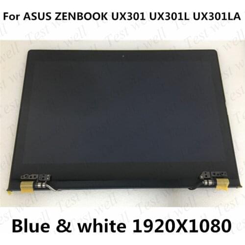 13.3" FHD OR QHD LCD Touch Display Screen Assembly Upper HalfSet Parts For ASUS zenbook UX301 UX301L UX301LA HW13QHD301-11