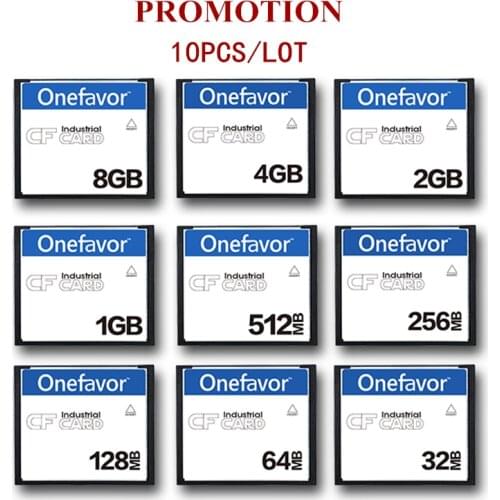 Promotion!10PCS/lotMemory Card 128MB 256MB 512MB 1GB 2GB 4GB 8GB CFCard Compact Flash Card Industrial CNC Medical Equipment Card
