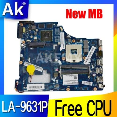 Akemy For Lenovo G500 LA-9631P Laotop Mainboard LA-9631P Motherboard with HD 8570M GPU HM70 Free CPU
