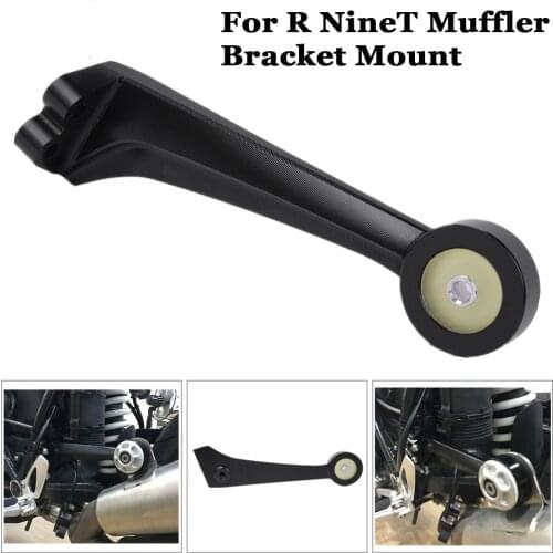 Aluminum Exhaust Muffler Pipe Bracket Mount Holder For BMW R Nine T R9T 2014 15 2016 2017 2018 2019 2020 Motorcycle Accessories