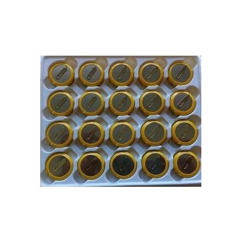 Free shipping 20pcs/lot CR2450 3V 540mAh Button batteries With leg 2450 coin battery