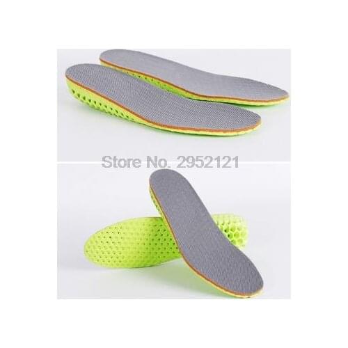 By dhl or ems 200pairs Soft Shock Absorption Net Cloth Shoe Pad Deodorant Breathable Insoles Pad Universal Insert insole high
