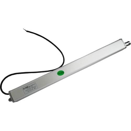 SOViK 250mm 10 inch Stroke Electric Linear Actuator 12V 24V DC Heavy Duty 700N Max Lift Speed 15mm/s Includes Mounting Brackets