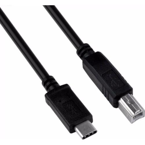 Type C Printer Cable USB 2.0 Type C (USB-C) to Type B (USB-B) Print Scanner Cord