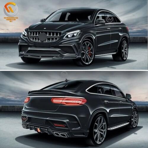LD Style Carbon Rear Diffuser with exhaust Tips for Mercedes GLE Coupe