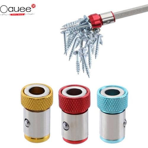 1/4 Inch 6.35mm Screwdriver Magnetic Ring S2 Alloy Steel Anti-corrosion Magnetizer Removable Magnet Screwdriver Drill Bit
