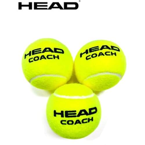 Original Head Tennis Ball Natural Rubber Wool Balls HEAD COACH Training Ball Tennis Trainer Tennis Ball Standard Pelotas Tenis