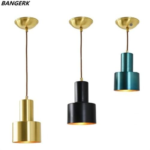 Industrial Copper LED Pendant Light Fixtures Brass Hanging Lamp Loft Lights Vintage Pendant Lighting Home Decor Luminaire