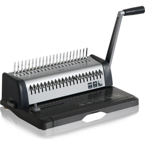 Comb Binding Machine Clip Aprons For Finance Office Manual Punching Draw Knife Free Hole Adjustment Document Binding Tools