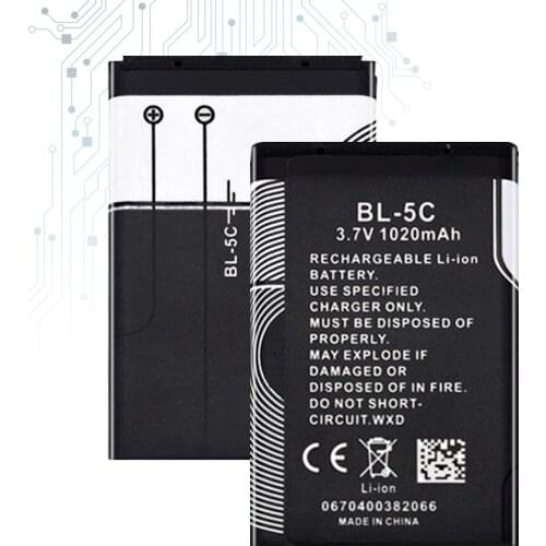 1000mAh Replacement Battery BL-5CV BL-5C For VERTU Ascent 2010 / Signature S Design / for Vertu X Mobile Phone
