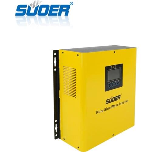 Suoer 12V 1500VA solar power inverter low frequency hybrid Invertor