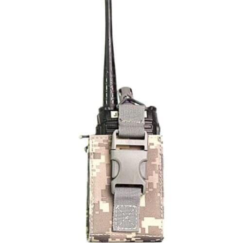 Tactical Molle Interphone Case Molle Pouch System Attachment Interphone Radio Case Walkie-talkie Outdoor Sports Hunting Bags