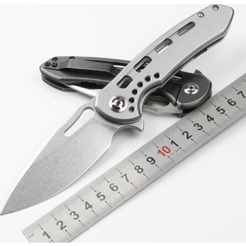 2 colors Steel handle tactical Folding knife D2 blade survival camping hunting pocket portable knife EDC tool Xmas gift knives