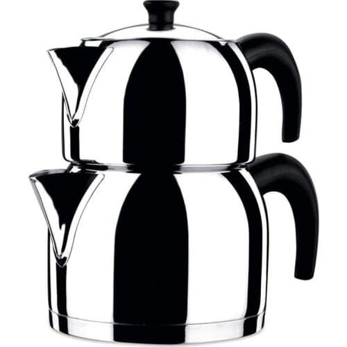 Korkmaz Orbit 3.1 liter 18/10 stainless steel Turkish teapot Brewing Tea For tea Pot Set Made in Turkey