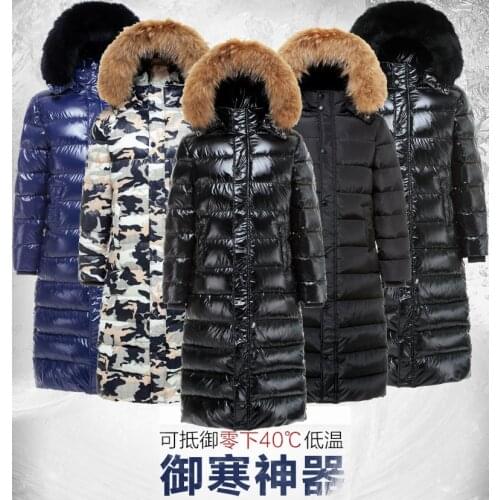 Winter Jacket Men Clothes 2019 Korean Fashion Warm Long Duck Down Coat Hooded Thick Mens Down Jackets Streetwear LW2225