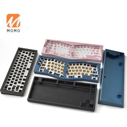 2019 OEM Color Anodized Acrylic Control Machine Brass Aluminium mechanical Keyboard case Cnc lathe machine parts