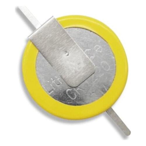 5PCS/LOT CR1220 1220 button battery vertical welding pin 3V 2 pins. Patch type