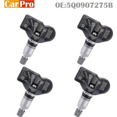 4 Pieces Tire Pressure Sensor TPMS 5Q0907275B for VW Passat Golf Touran Touareg Jetta for Audi Q3 Q5 A6 A7 for Porsche 911 718