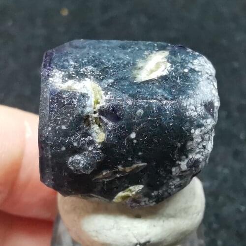 8.9gNatural gray wall Fluorite Crystal mineral stone home decoration ring vein healing geological teaching specimen decoration