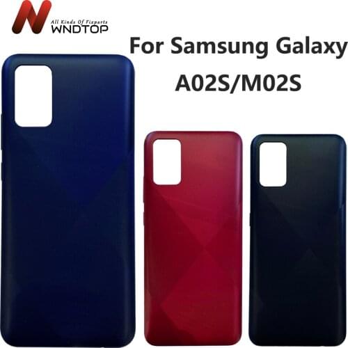 A02S For Samsung Galaxy A02S Back Battery Cover Door Rear Housing Cover Replacement For Galaxy M02S A02s Phone Case