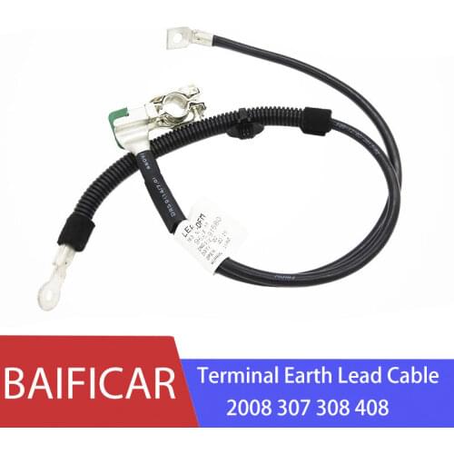 Baificar Brand New Genuine Battery Negative Terminal Earth Lead Cable 9661191580 For Peugeot 2008 307 308 408 Citroen C-Quatre