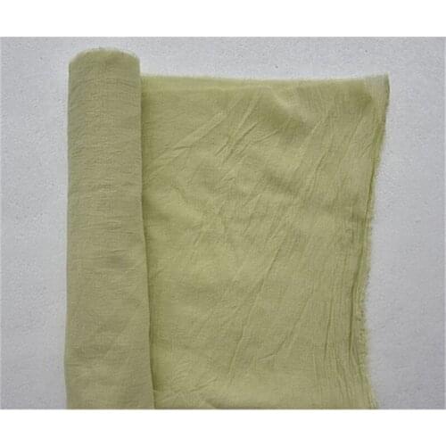 100% cotton imitation hemp cloth sand washed corrugated fabric