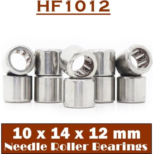 HF1012 Bearing 10*14*12 mm ( 10 PCS ) Drawn Cup Needle Roller Clutch HF101412 Needle Bearing