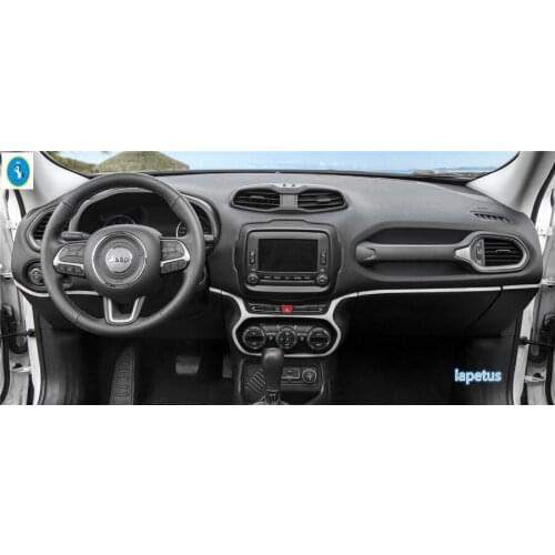 Lapetus Central Instrument Panel Molding Panel Lid Trim A Set Colorful Fit For Jeep Renegade 2015 2016 2017 2018 2019 2020 ABS