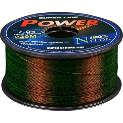 220 Meters Fluorocarbon Coated Fishing Line Spotted Line Monofilament Nylon Japan Invisible Speckle Carp Fishing Line