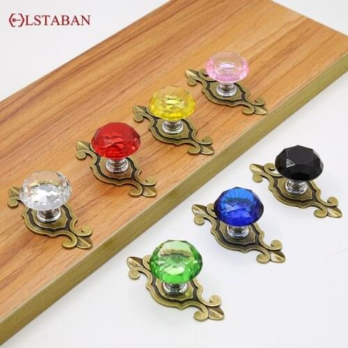 LSTABAN Modern Simple Wardrobe Bookcase Drawer Shoe Cabinet Cupboard Door Black Bottom Crystal Diamond Art Zinc Alloy Handle