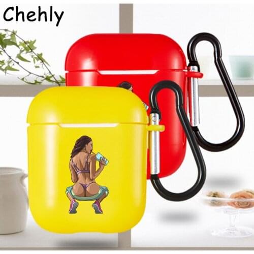 Fashion Lady Case for Apple Airpods 1 2 3 Pro Shockproof Bluetooth Wireless Headphone Earphone Soft Silicone Protection Covers