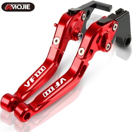 Motorcycle Folding Extendable CNC Moto Adjustable Clutch Brake Levers For HONDA VF1000 1997 1998 1999 2000 2001 2002 2003 2004