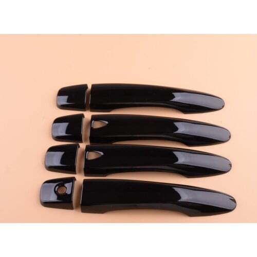 8pcs/Set ABS Car Exterior Smart Door Handle Covers Trim Fit for Nissan Versa TIIDA X-Trail Maxima Rogue Kicks Qashqai