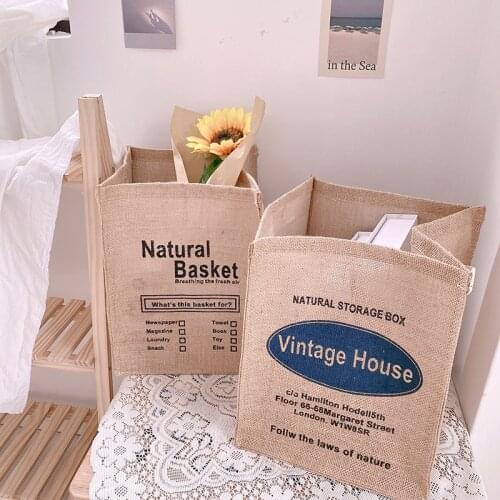 New Folding Laundry Basket For Kids Toy Storage Basket Sundries Books Lego Dog Toys Organizer Box Clothes Storage Bag