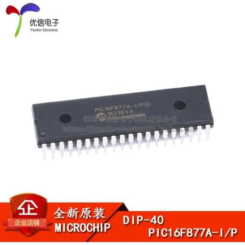 Original genuine PIC16F877A-I/P DIP-40 8 bit CMOS microcontroller