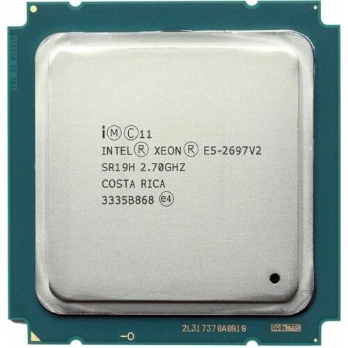 Intel Xeon E5 2697 V2 Processor 2.7GHz 30M Cache LGA 2011 SR19H E5-2697 V2 server CPU