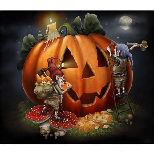 Frame DIY Painting By Numbers Kits pumpkin Home Wall Art Canvas Hand Painted Oil Painting 40x50