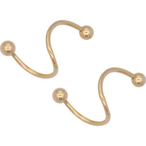 Sterling Silver 925 Korean Designer Simple And Versatile Screw Rotation Hoop Earrings For Womens Luxury Unusual Fine Jewellery